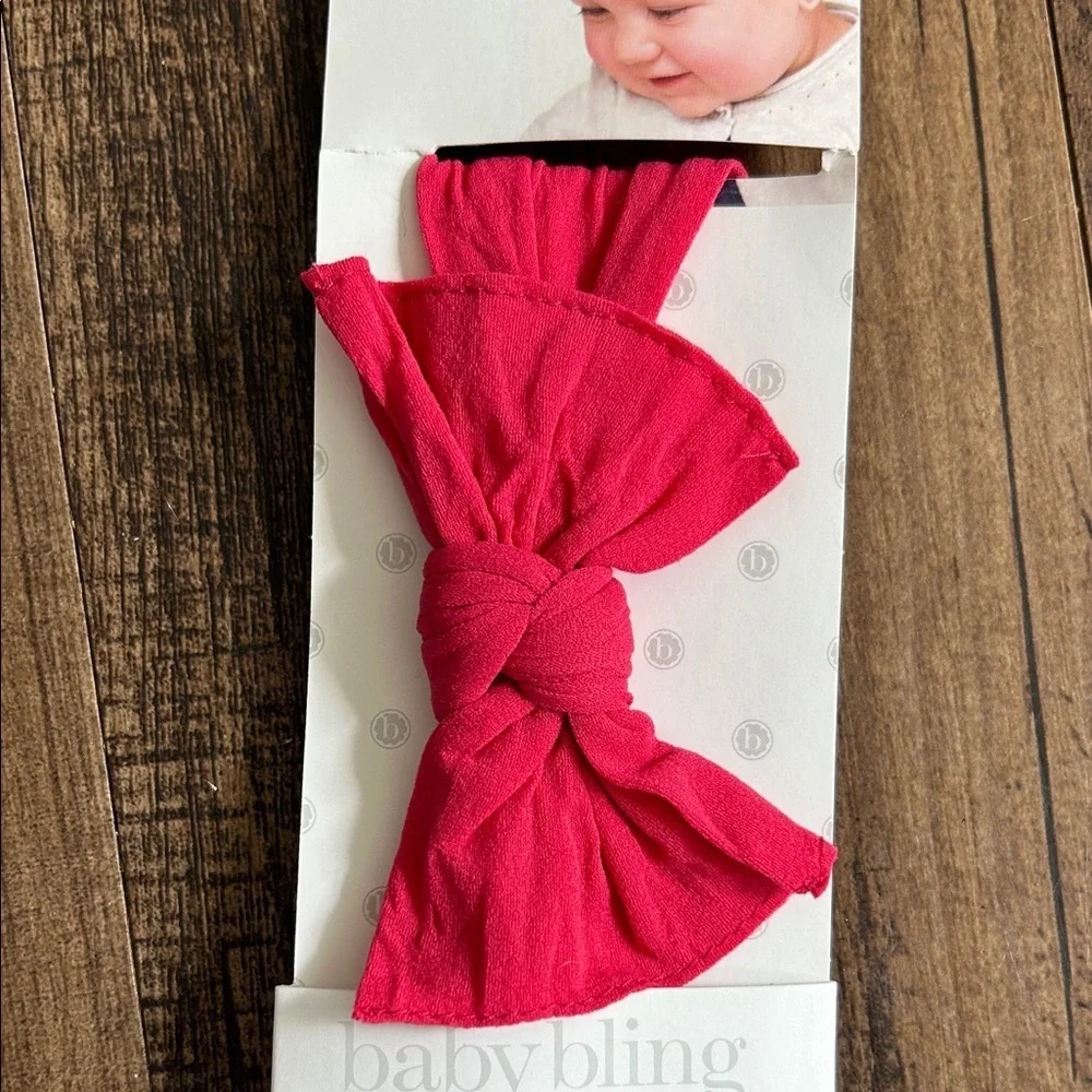Baby Bling Headband Set - Red Pink, Purple, Hot Pink, Cream
